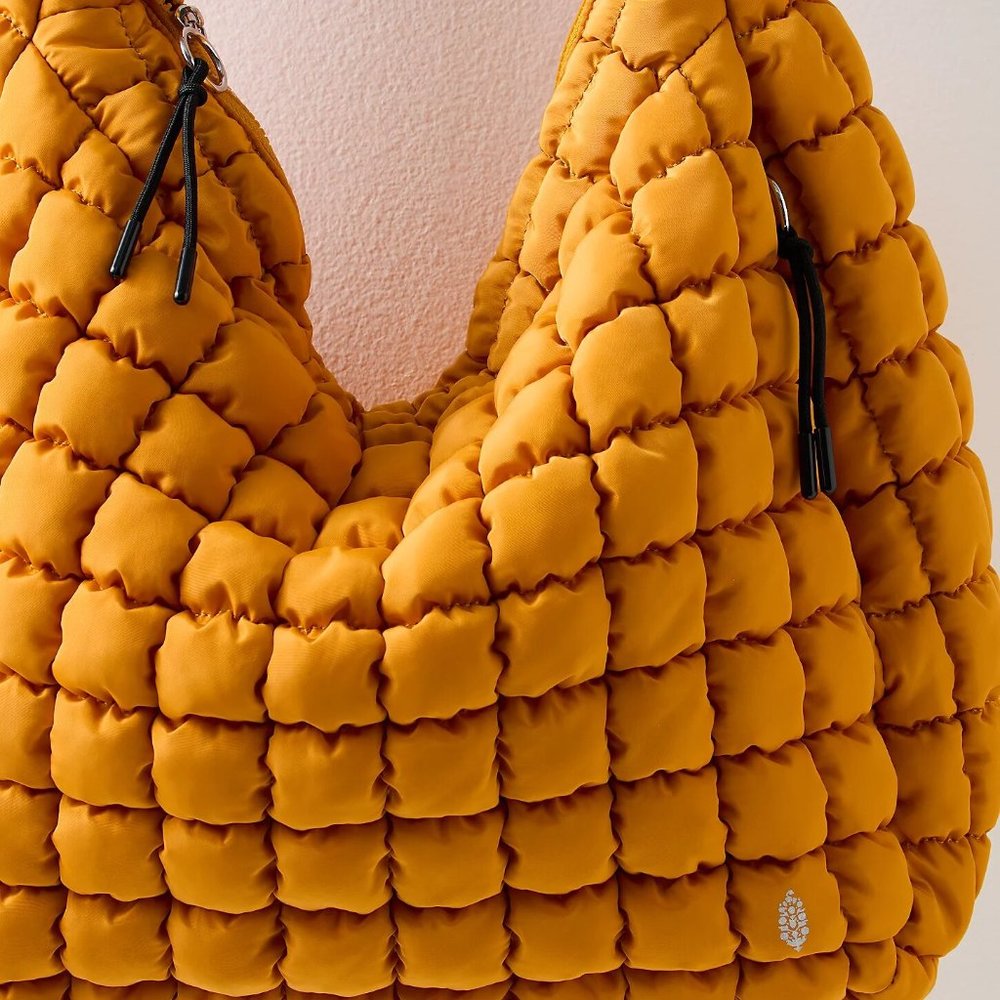 Free People FP Movement Quilted Carryall - Golden Sunrise - Picture 4 of 5
